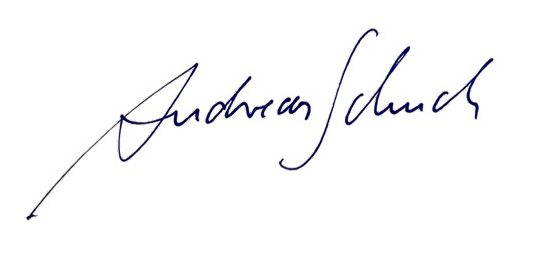 Unterschrift Andreas Schuch